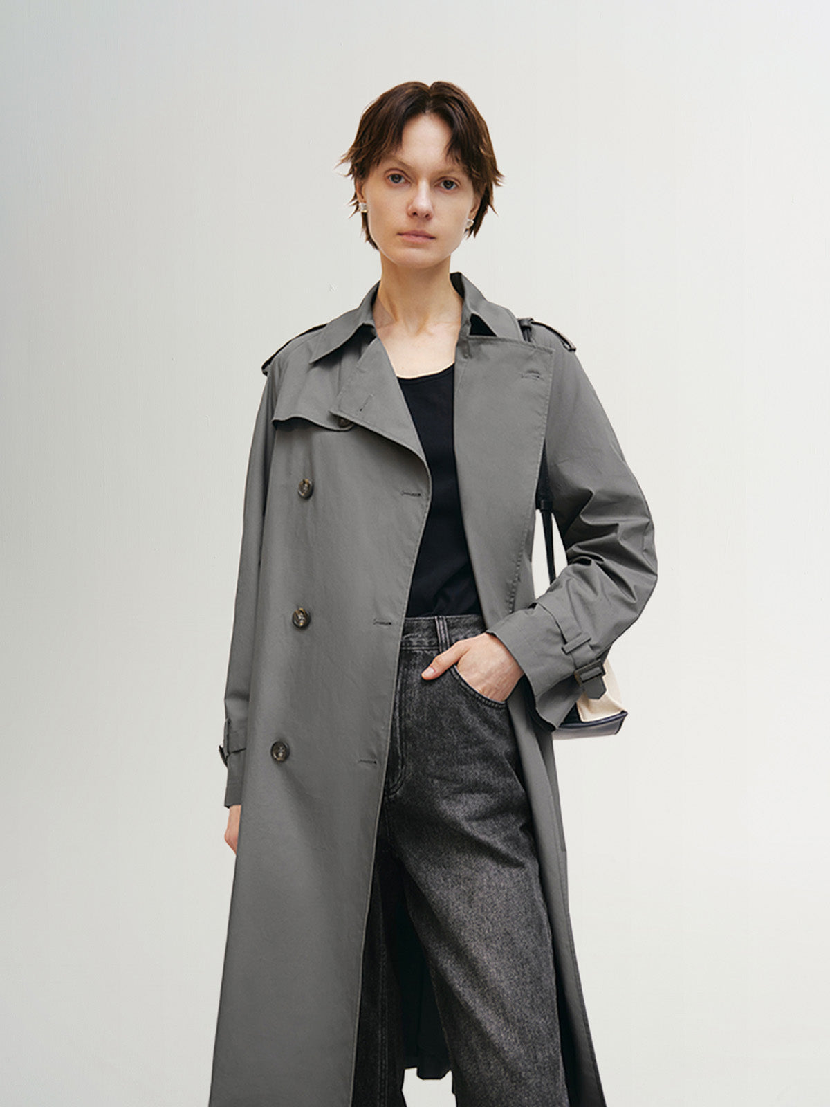 Double Breasted Trench Coat