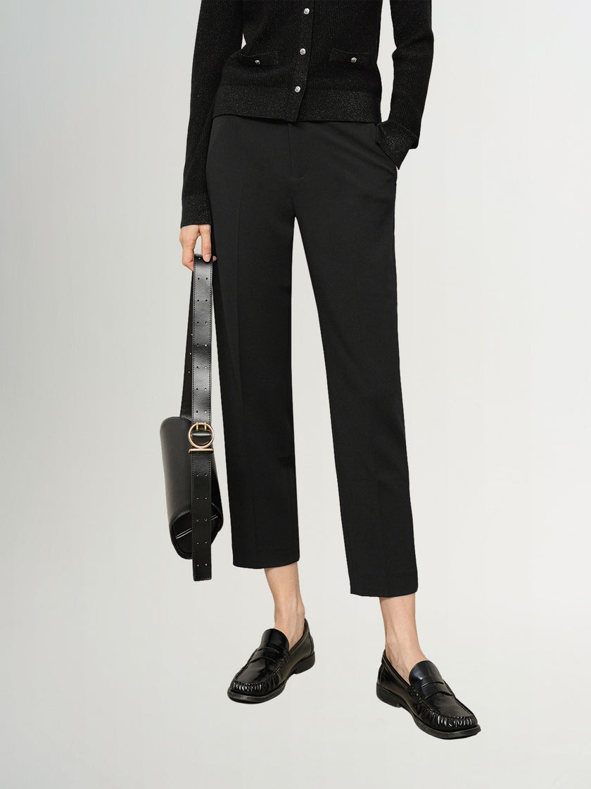 Tapperd Cropped Trousers