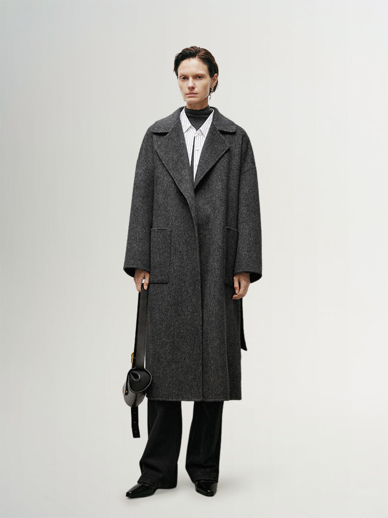 Wool Tailored Warp Coat - MEILLEUR MOMENT OFFICIAL STORE NEW YORK