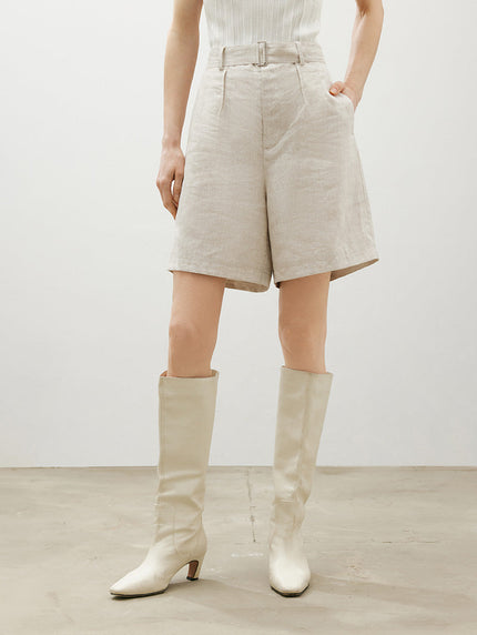 100% Linen Short Pants