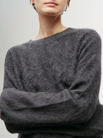 Loose Fit Cashmere Sweater - MEILLEUR MOMENT OFFICIAL STORE NEW YORK