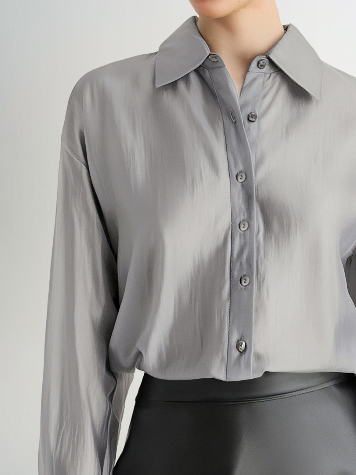 Sheer Gray Shirt