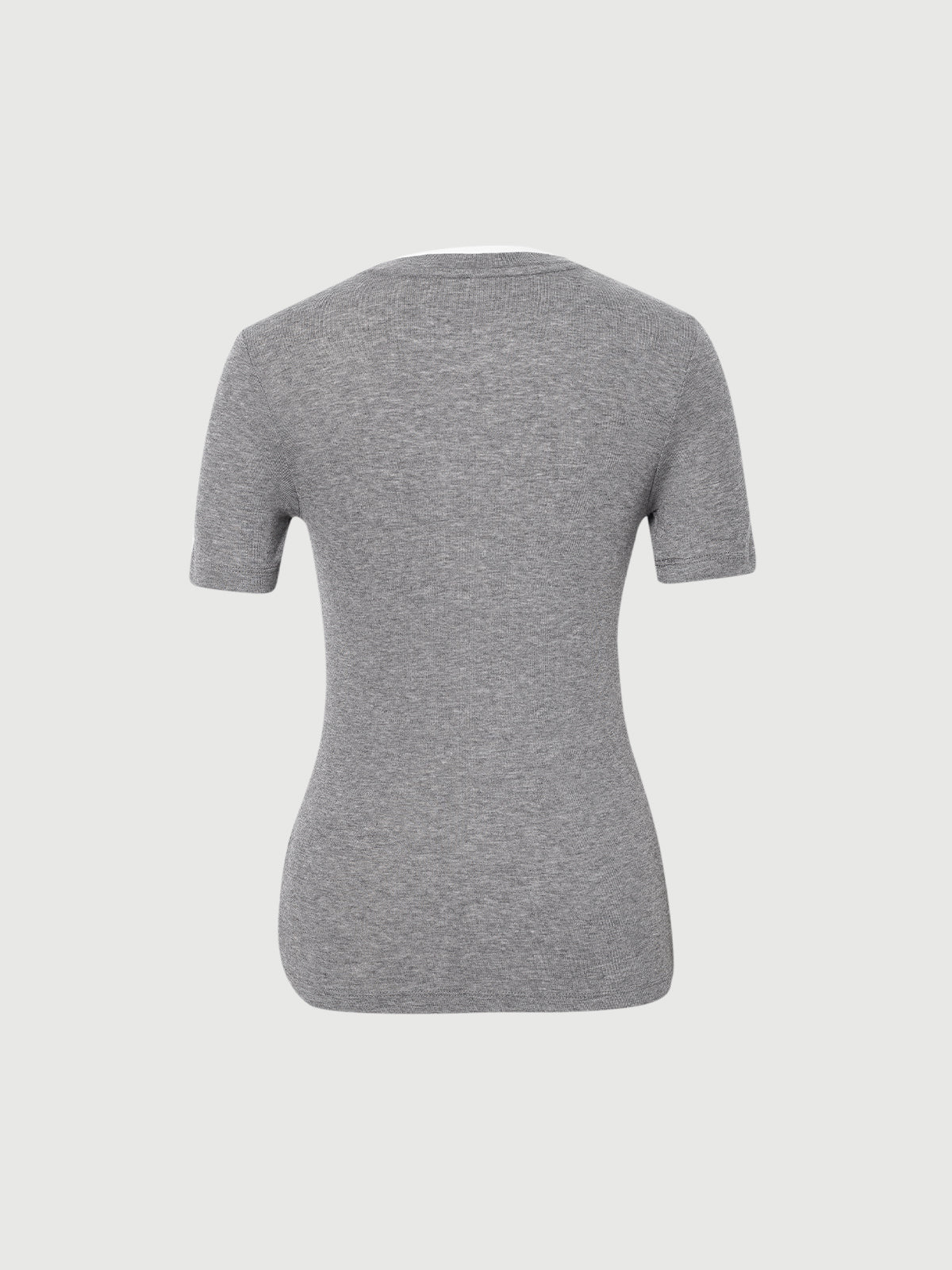 Slim Fit Lyocell Neck T-Shirt