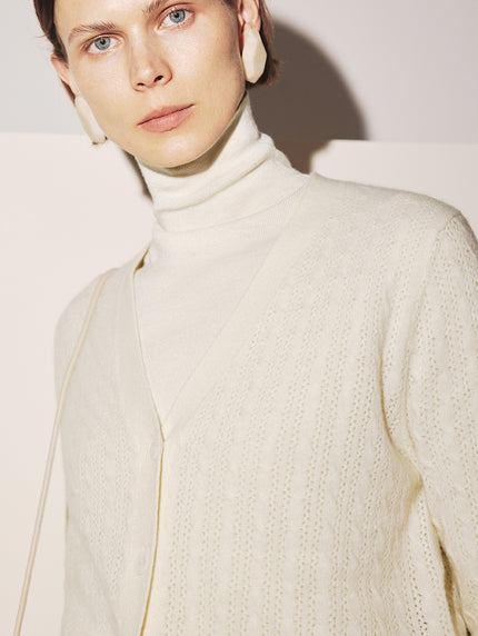 Fine-Knit Cashmere Cardigan