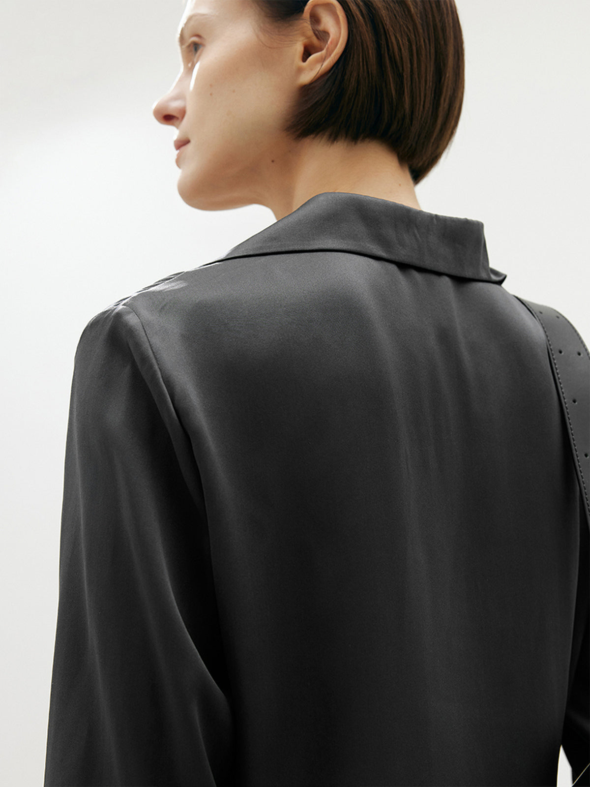 Pure Silk Half-Sleeve  Shirt