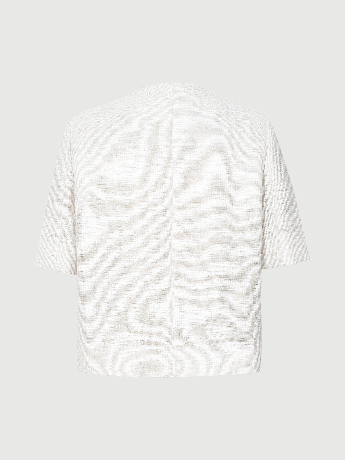 Short Sleeved Button Jacket