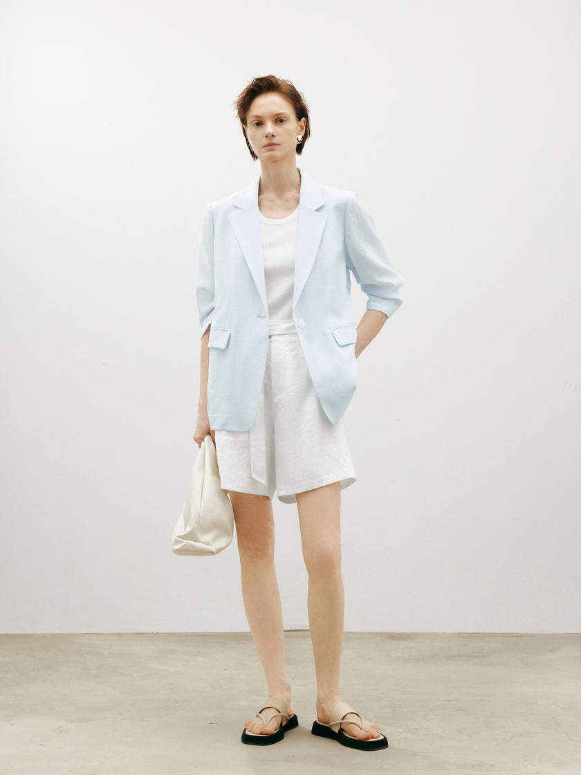 100% Linen Shorts