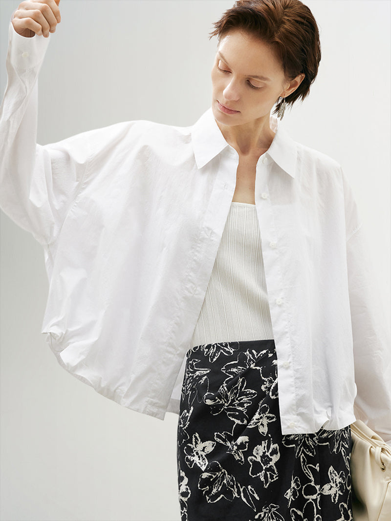 Oversized Pure Cotton Shirt