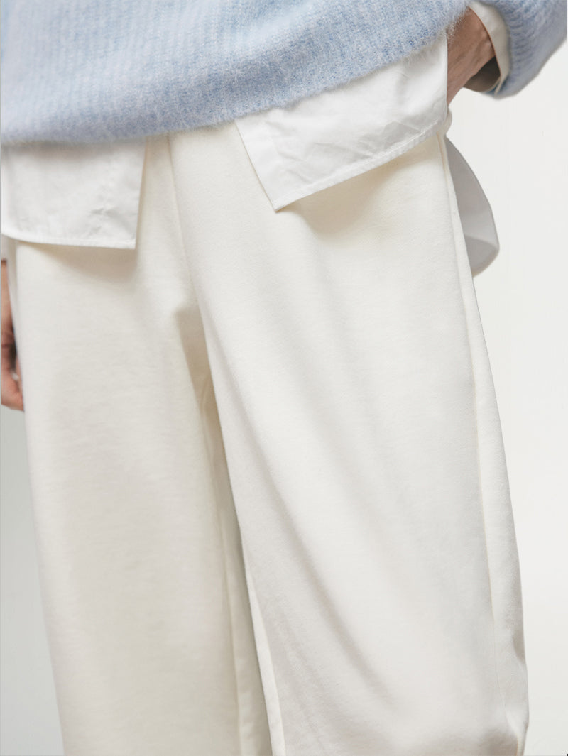 Pure Cotton Pull-On Trousers