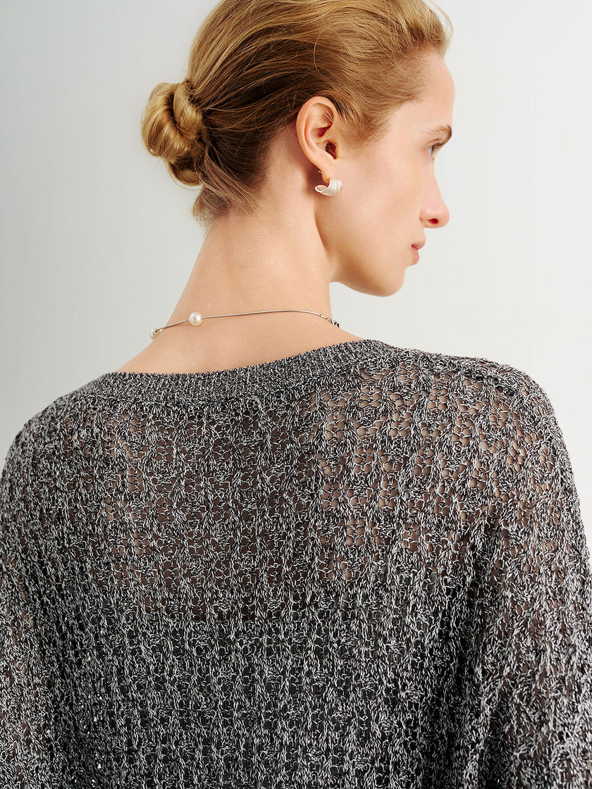 Open Knit Sweater