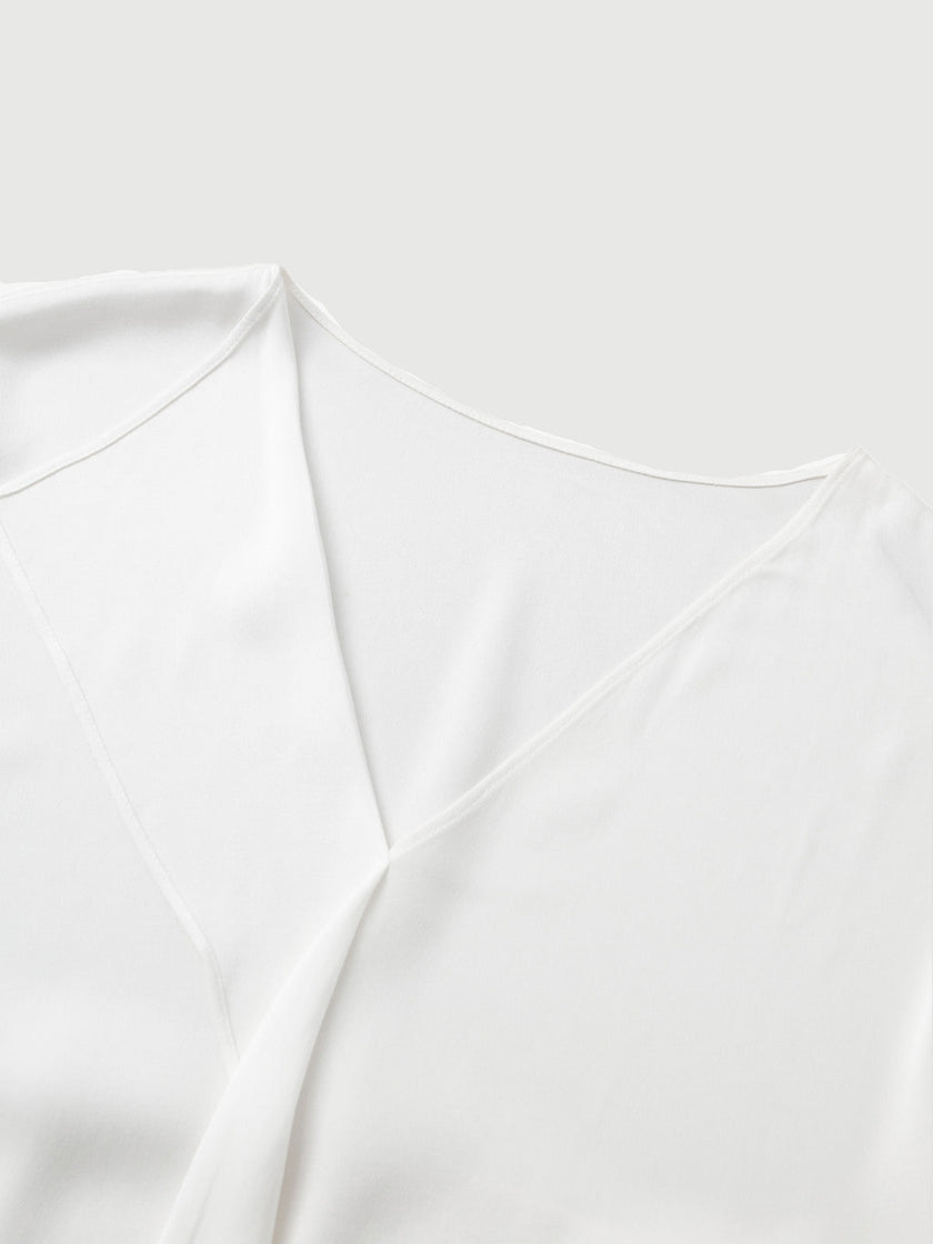 Silk V-neck Shirt