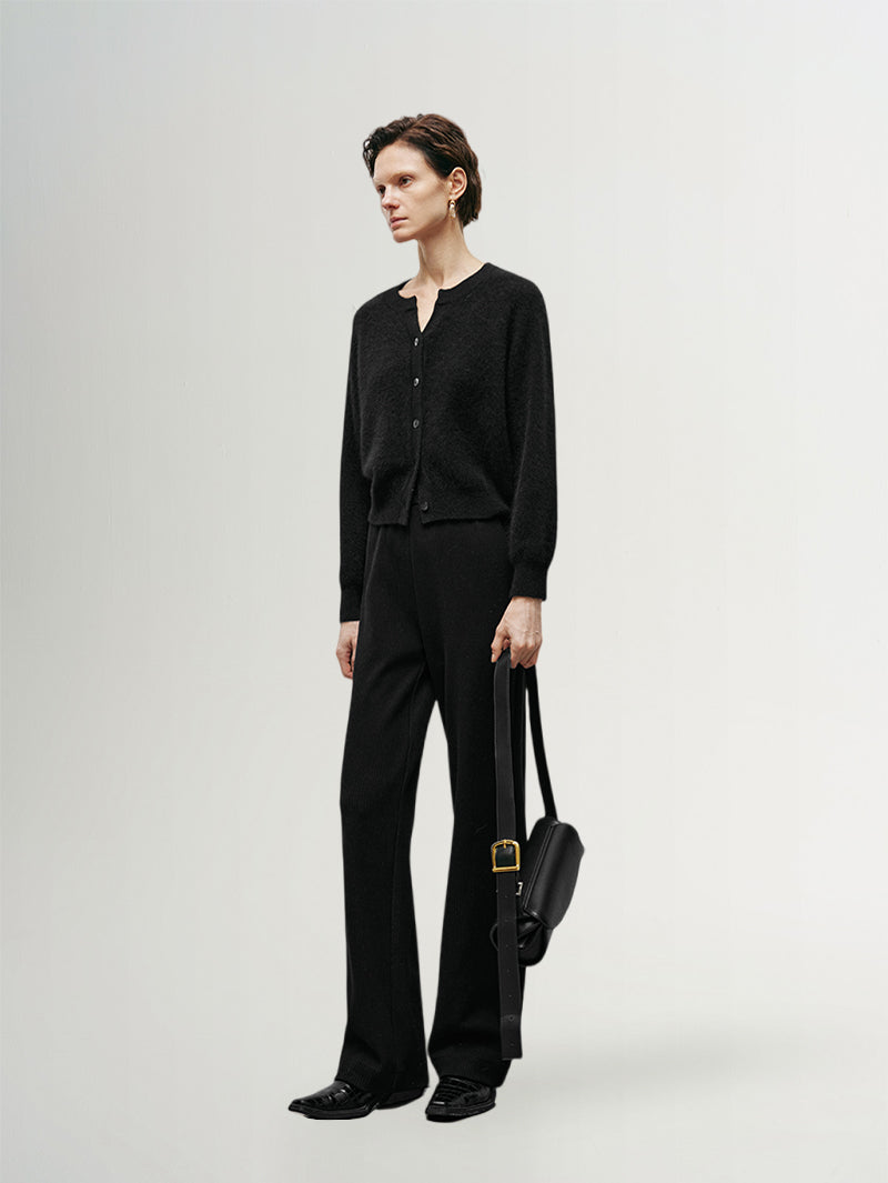 V Neck Pure Cashmere Cardigan