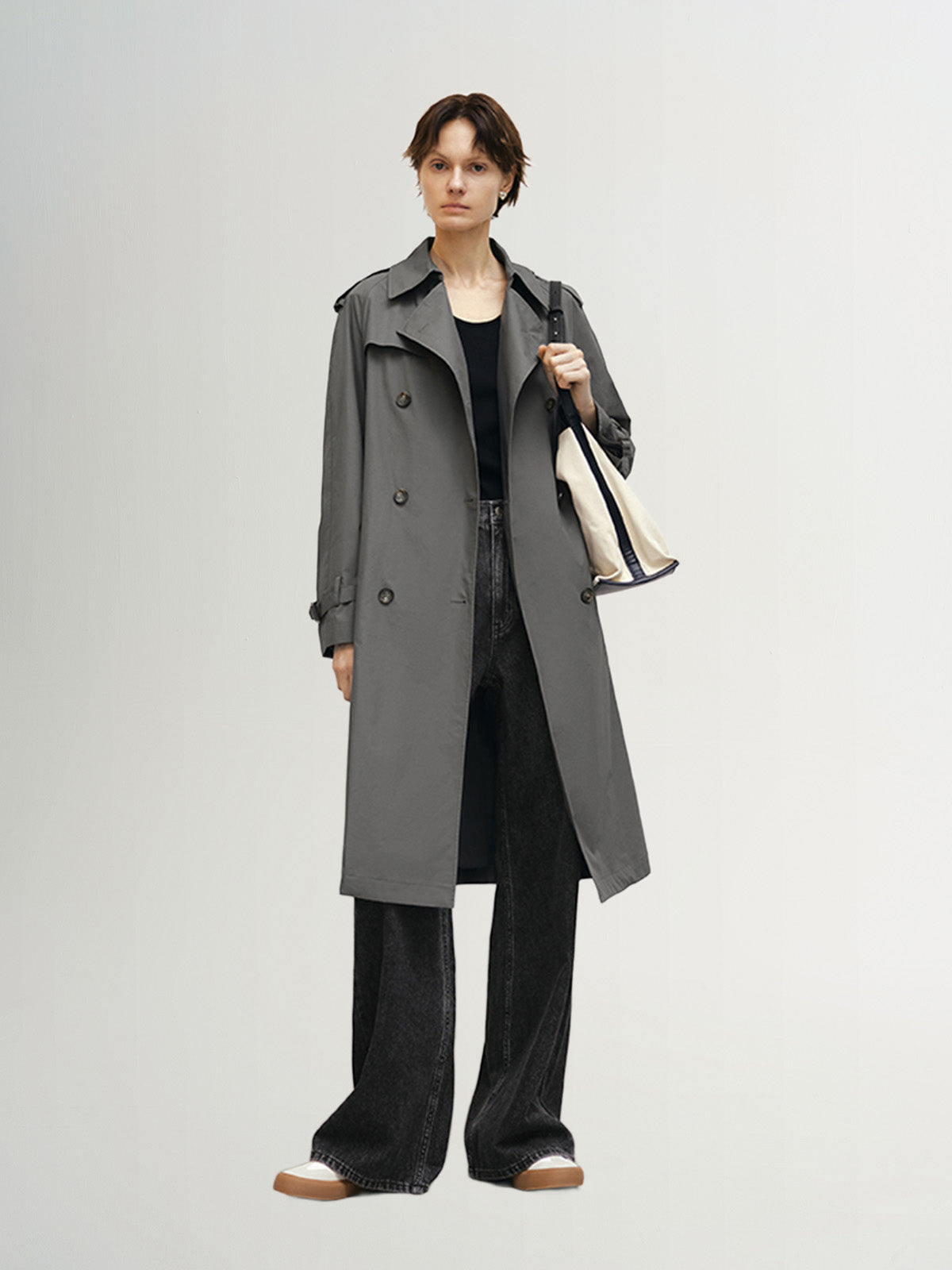 Double Breasted Trench Coat