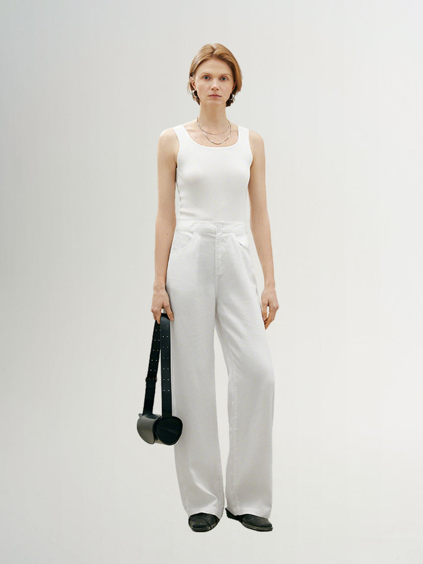 Leo Tank Top - White