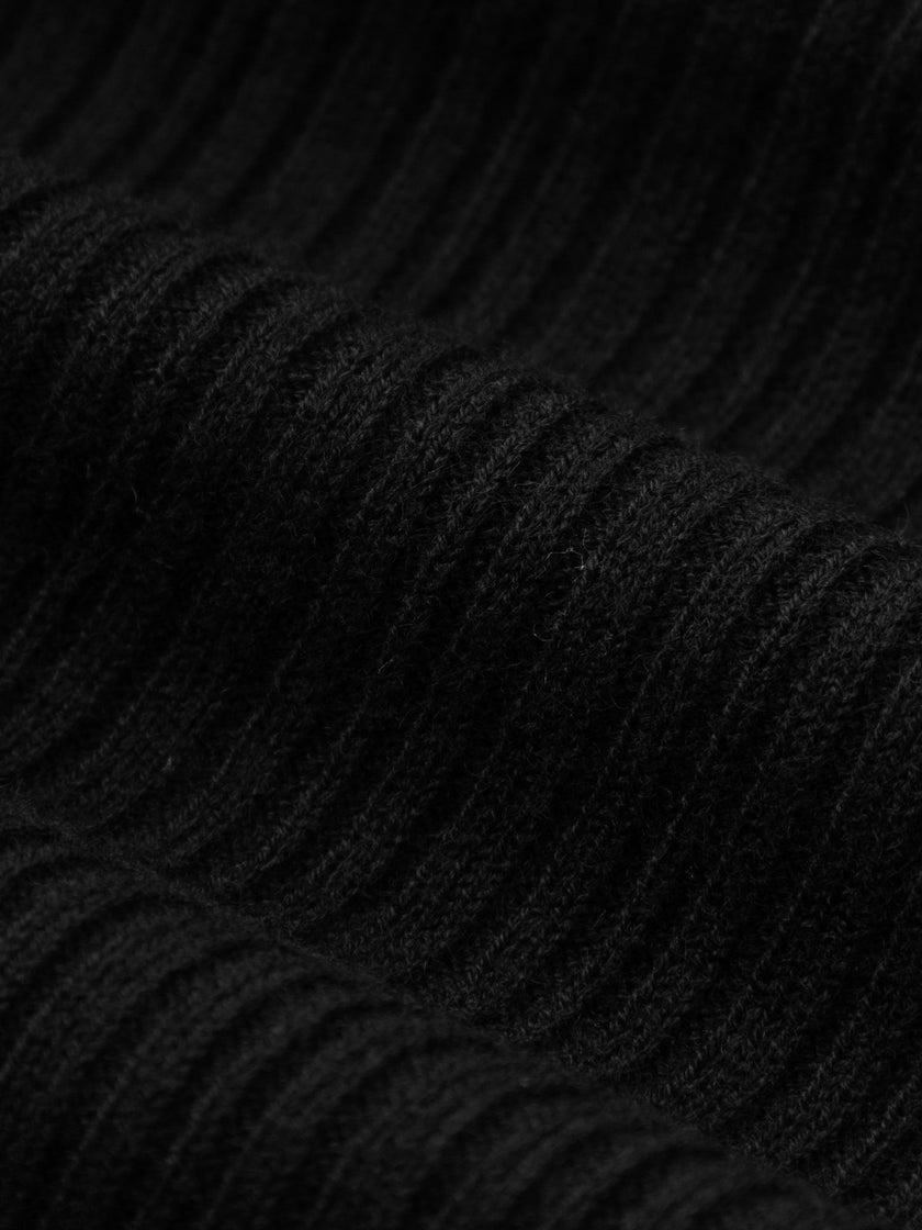 Wool Blend Zipper Hoodie