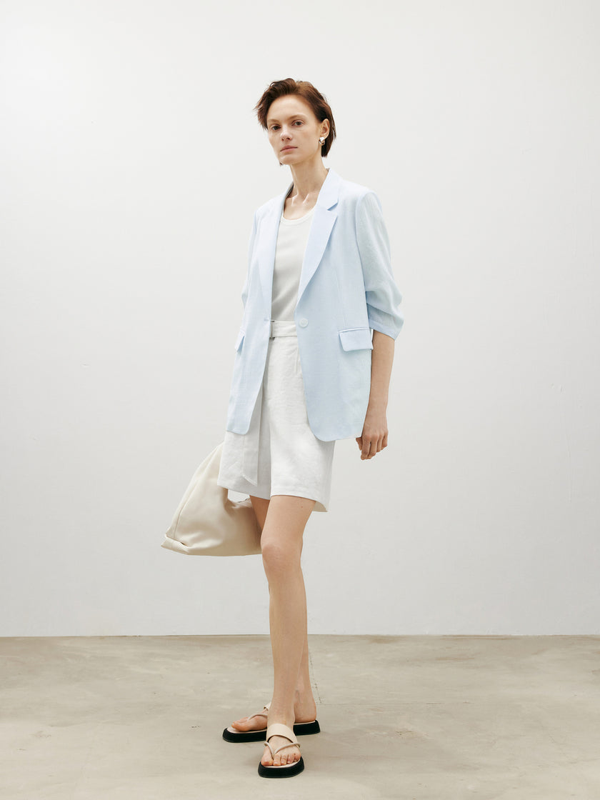100% Linen Shorts