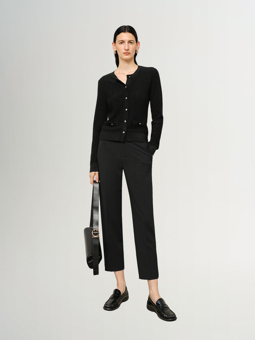 Tapperd Cropped Trousers