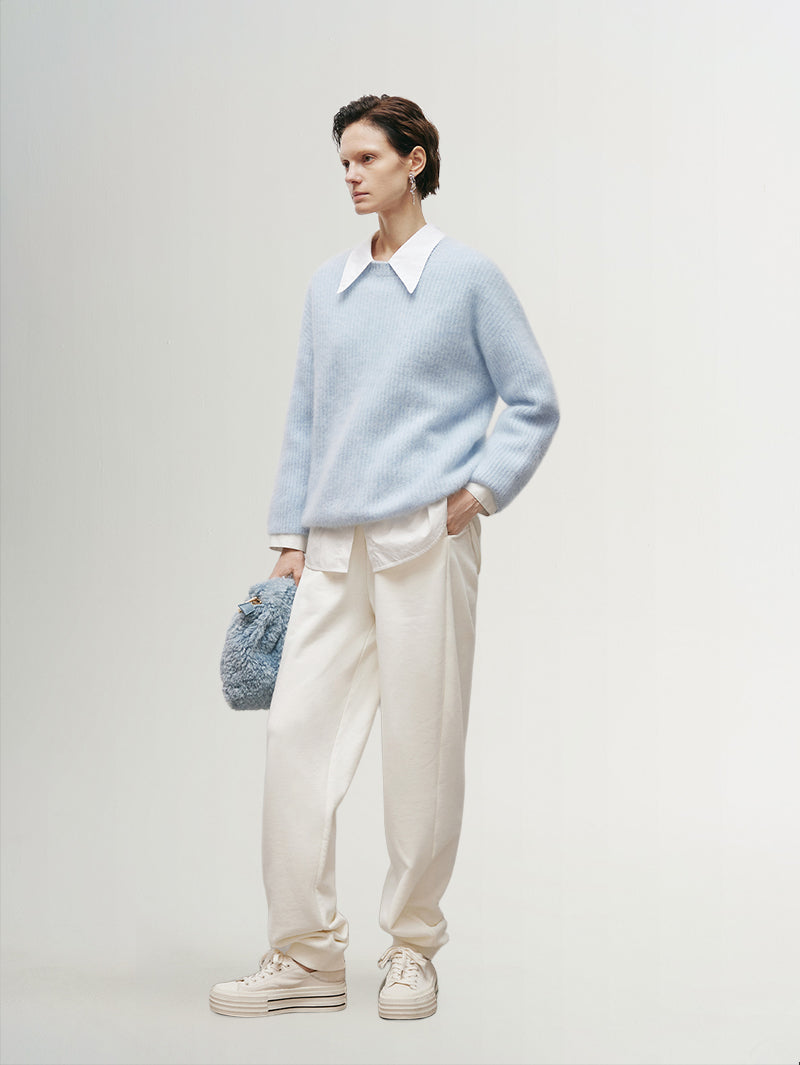 Pure Cotton Pull-On Trousers