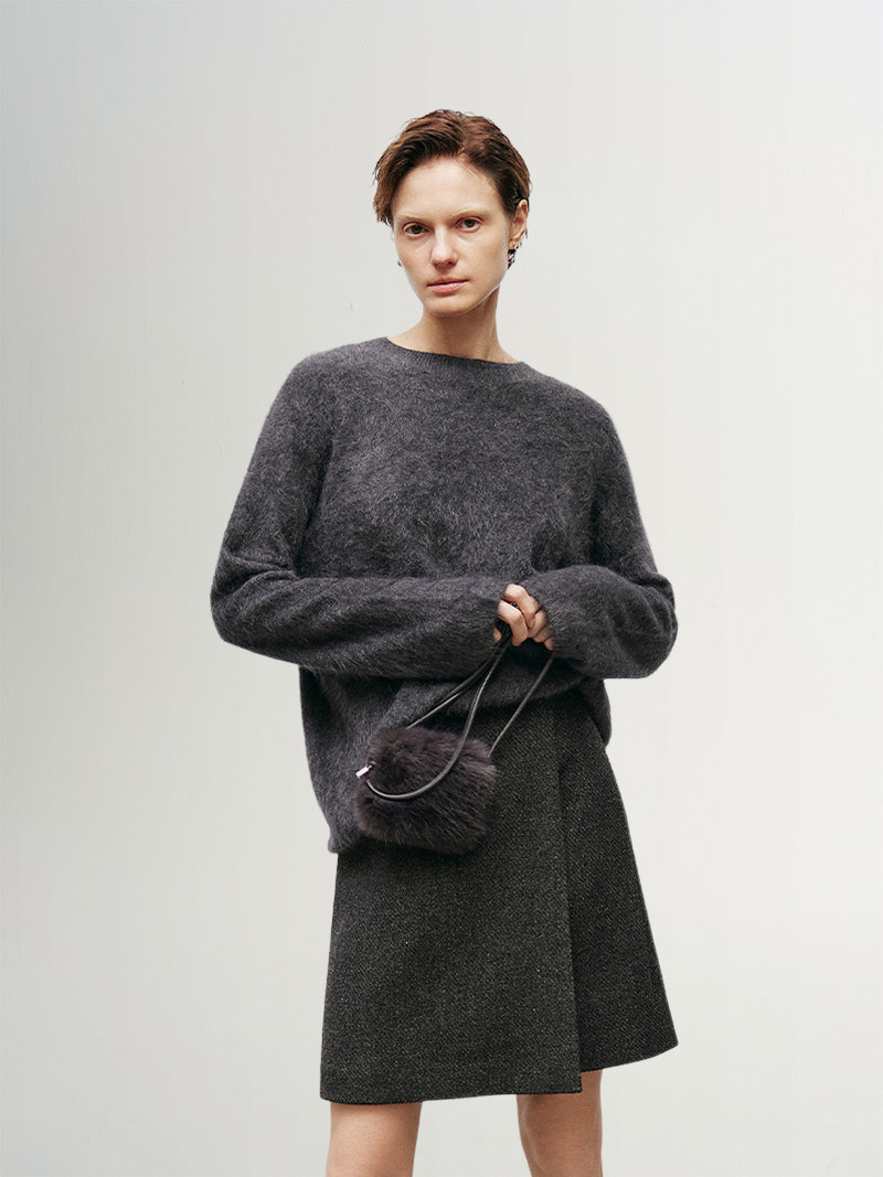 Loose Fit Cashmere Sweater - MEILLEUR MOMENT OFFICIAL STORE NEW YORK