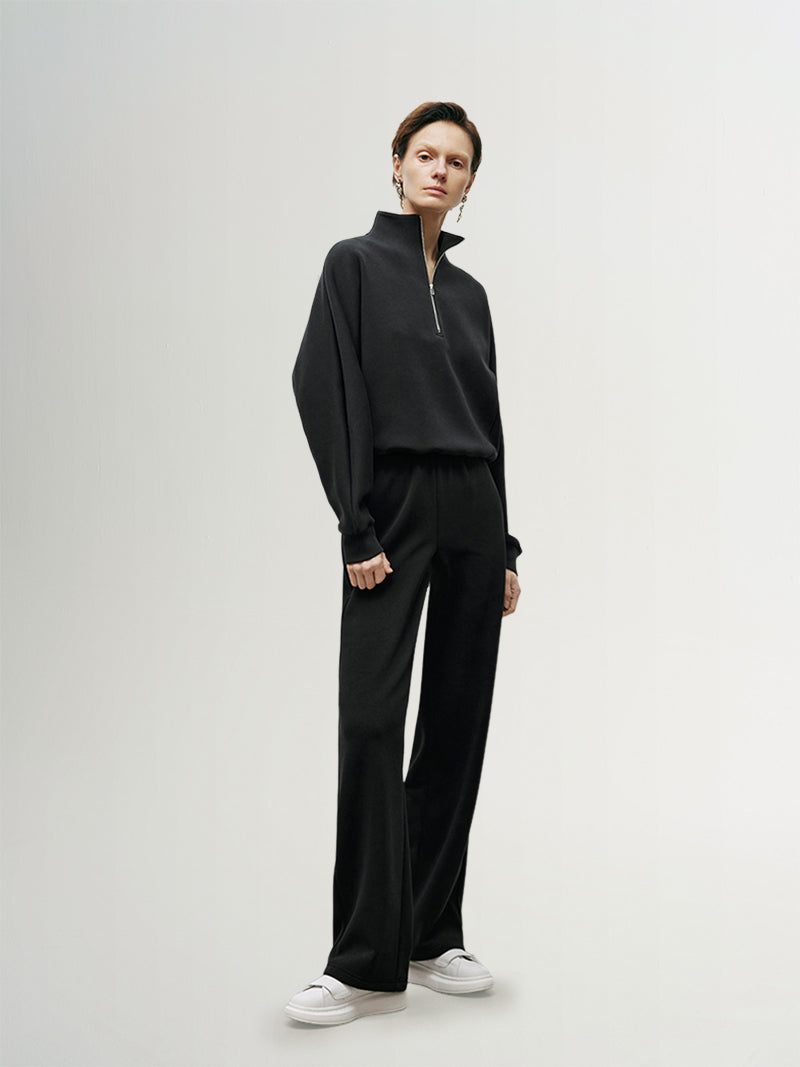 Straight Fit Elastic Trousers - MEILLEUR MOMENT OFFICIAL STORE NEW YORK