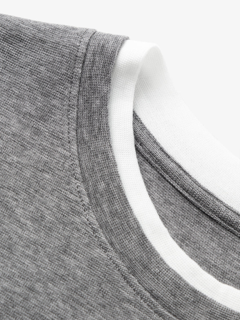 Slim Fit Lyocell Neck T-Shirt