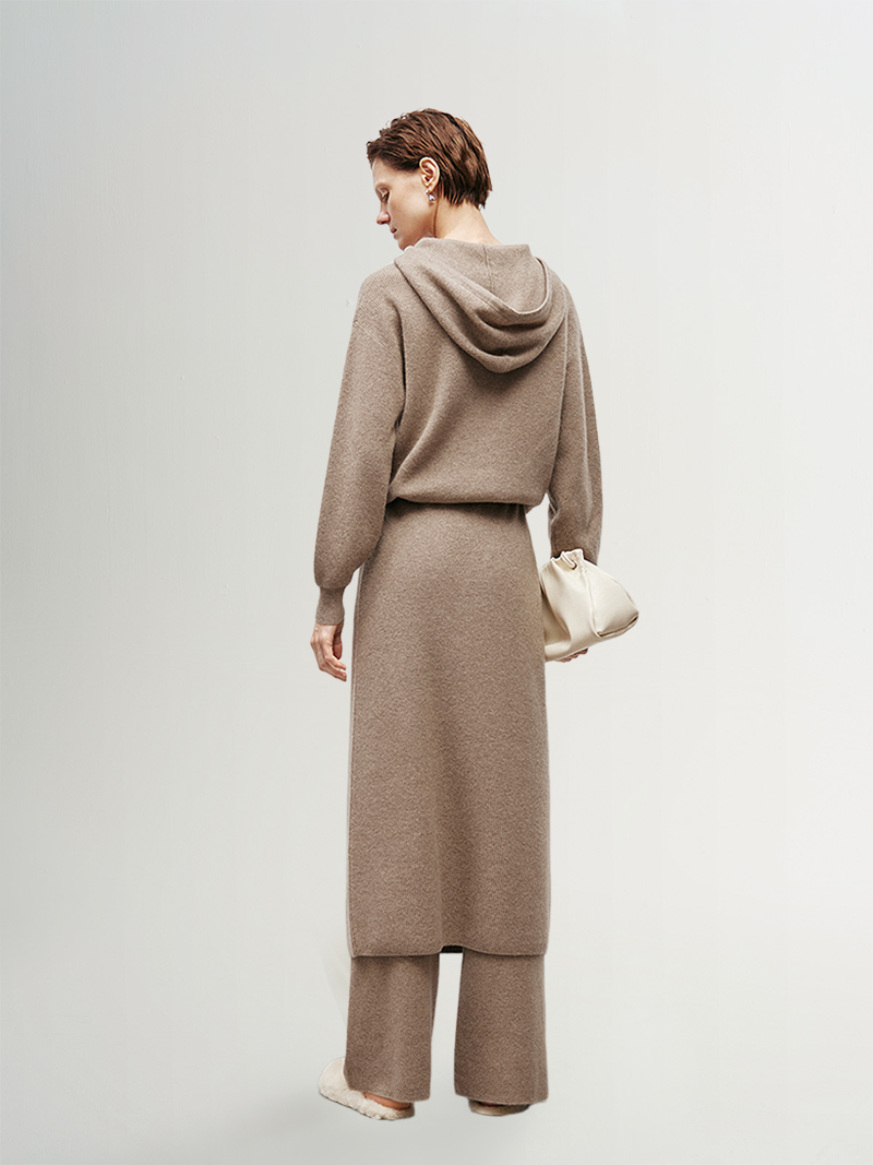 Relaxed Fit Cashmere Hoodie - MEILLEUR MOMENT OFFICIAL STORE NEW YORK