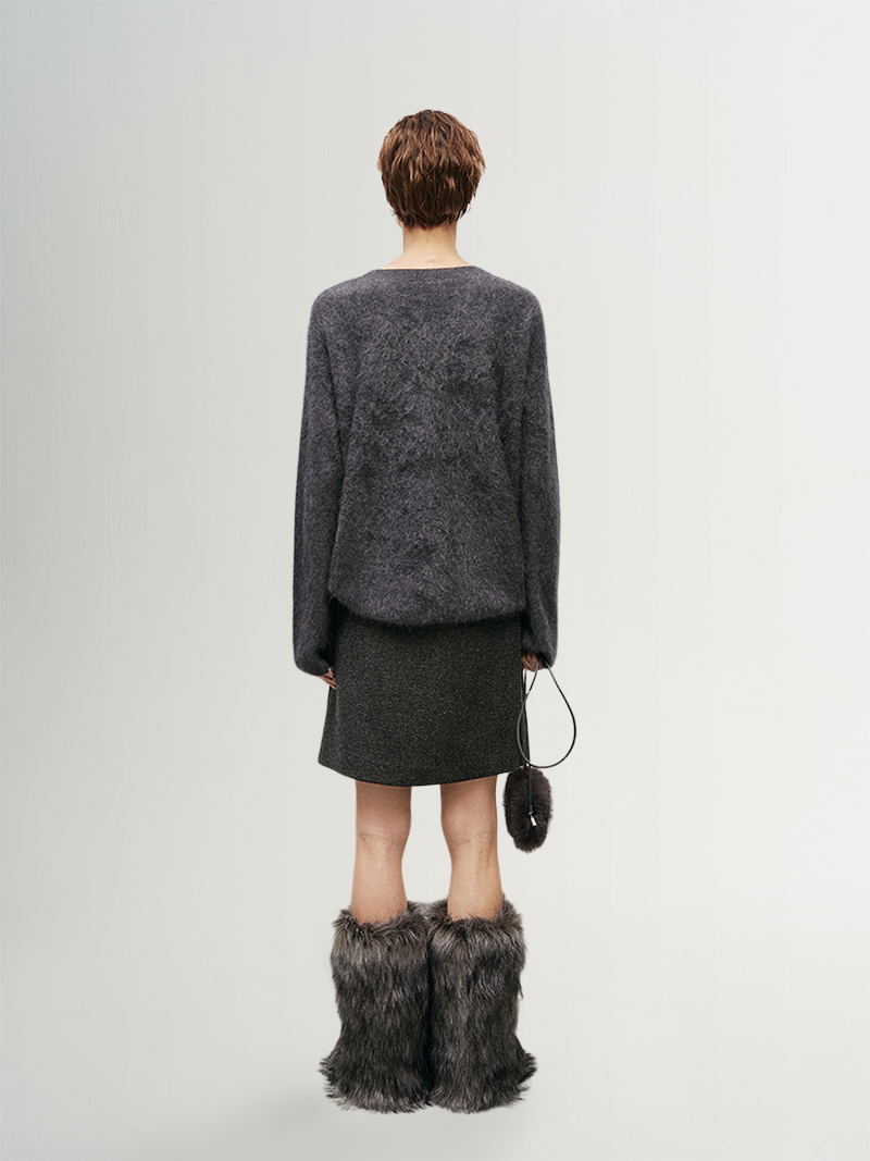 Loose Fit Cashmere Sweater - MEILLEUR MOMENT OFFICIAL STORE NEW YORK