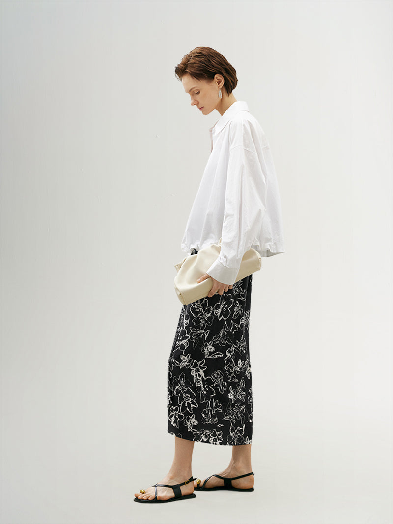 Oversized Pure Cotton Shirt