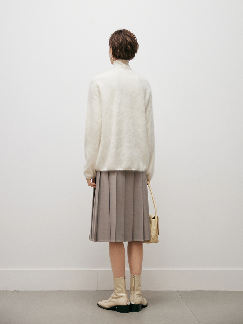 High Neck Oversized Cashmere Sweater - MEILLEUR MOMENT OFFICIAL STORE NEW YORK