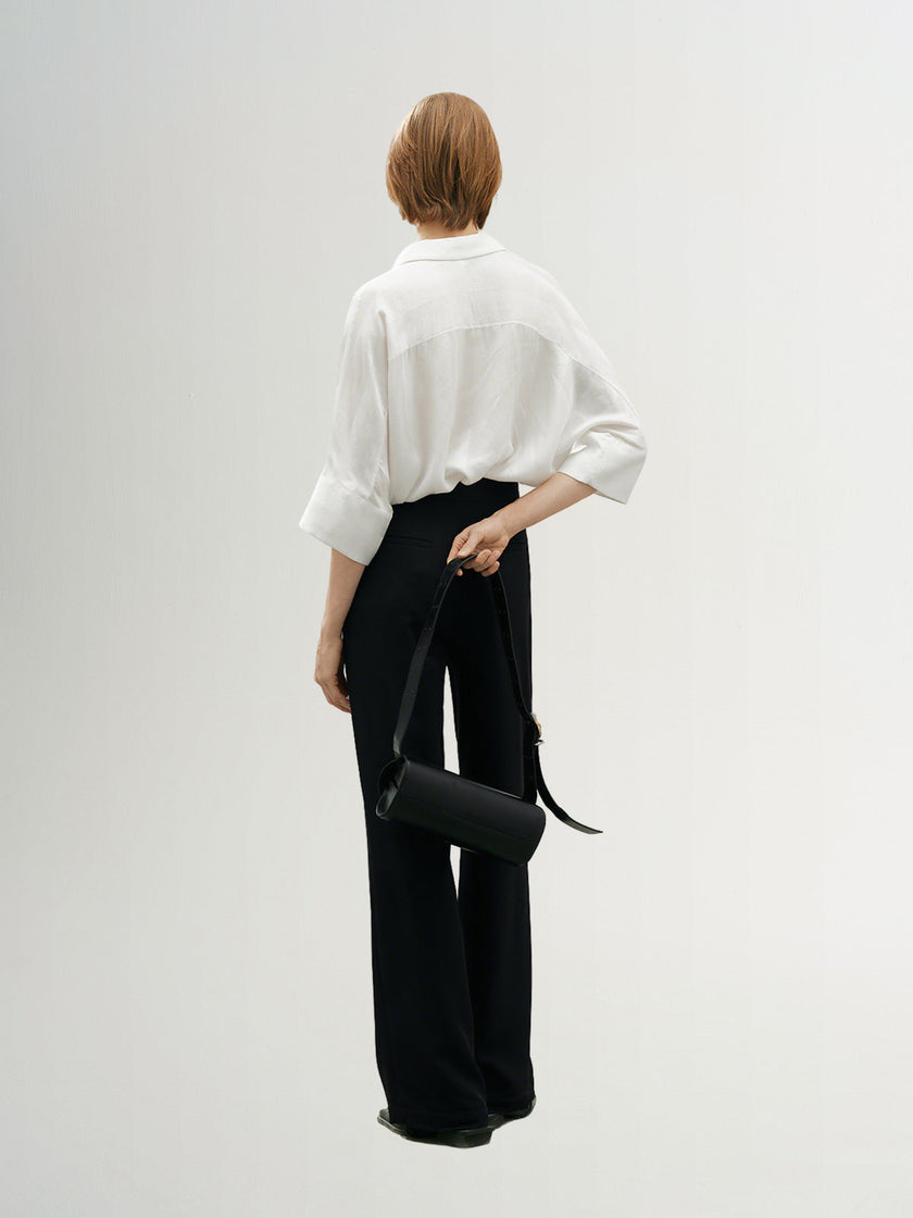 Half Sleeves 100% Silk Shirt