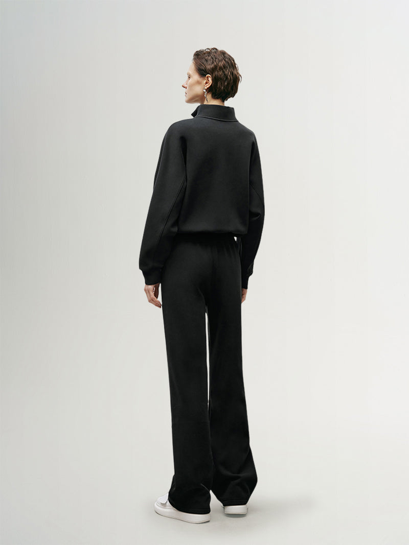 Straight Fit Elastic Trousers - MEILLEUR MOMENT OFFICIAL STORE NEW YORK