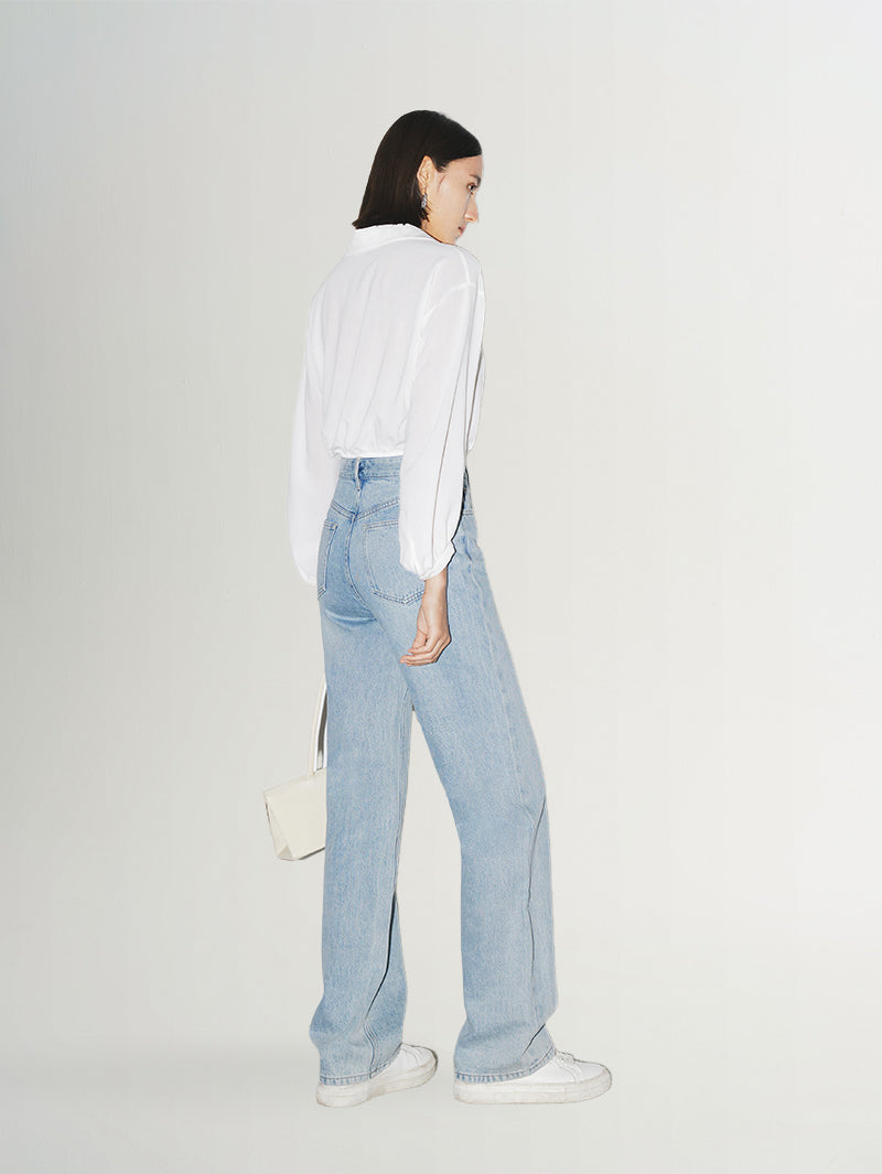 Calça Jeans Reta