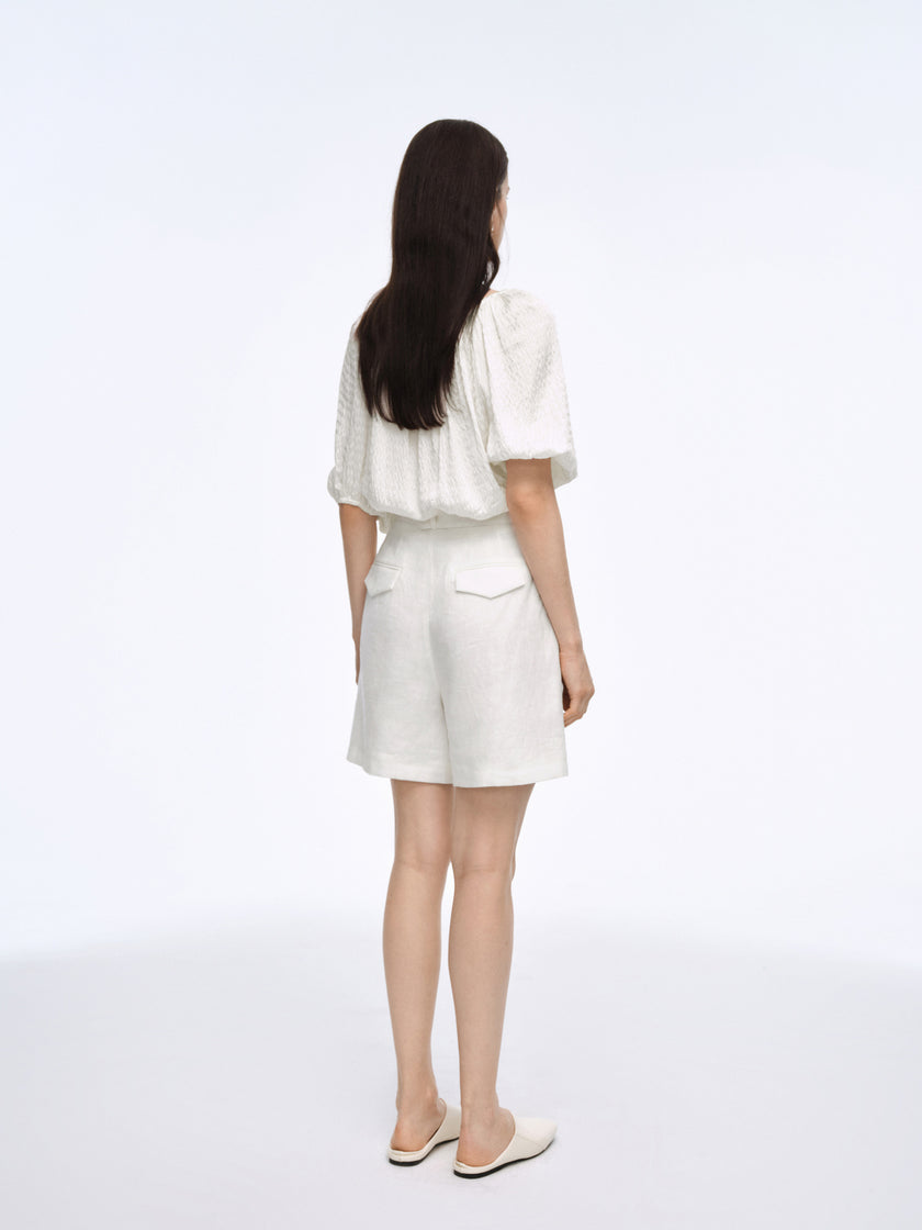 100% Linen Shorts