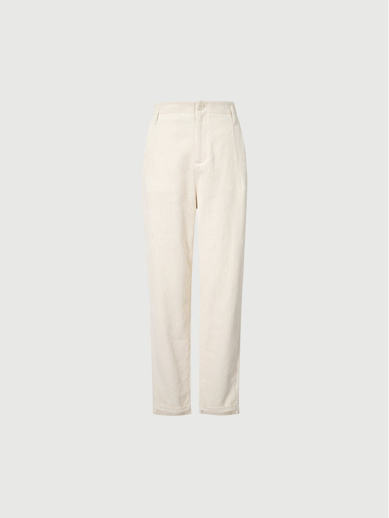 Pure Cotton Tapered Trousers