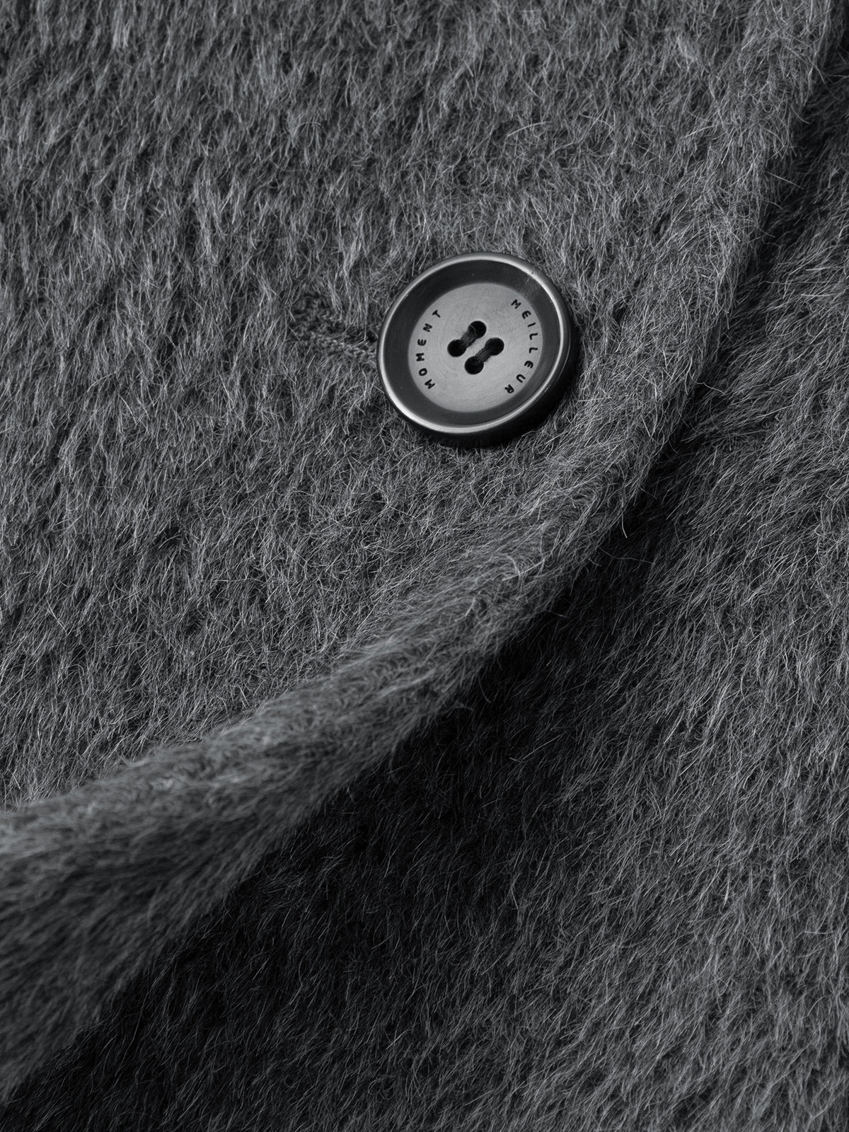 Peak Lapel Alpaca Wool Long Coat