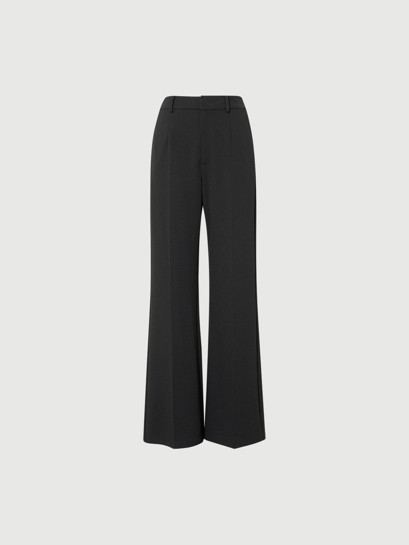 Slim Fit Micro-Flare  Pants