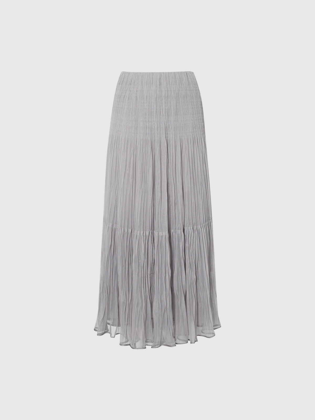 MEILLEUR MOMENT Pleated Maxi Skirt- Front View