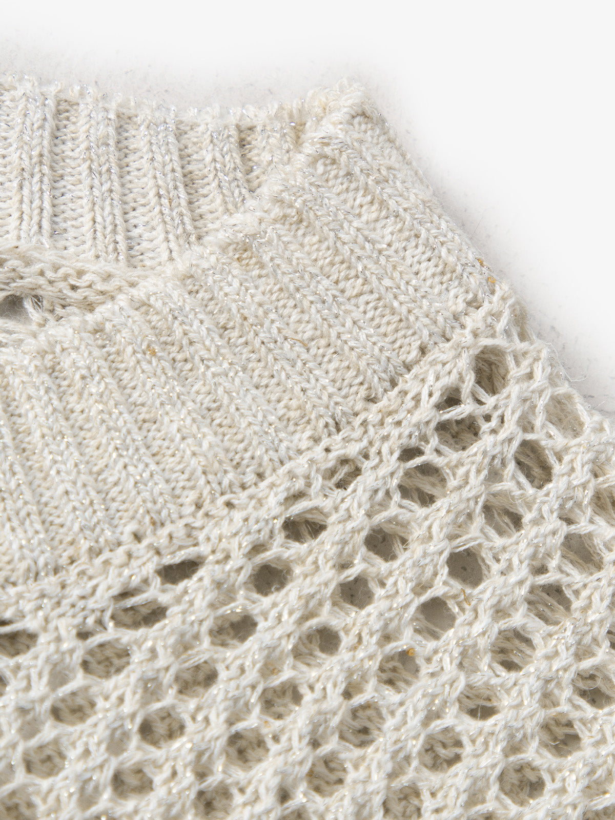 Linen Openwork Sweater
