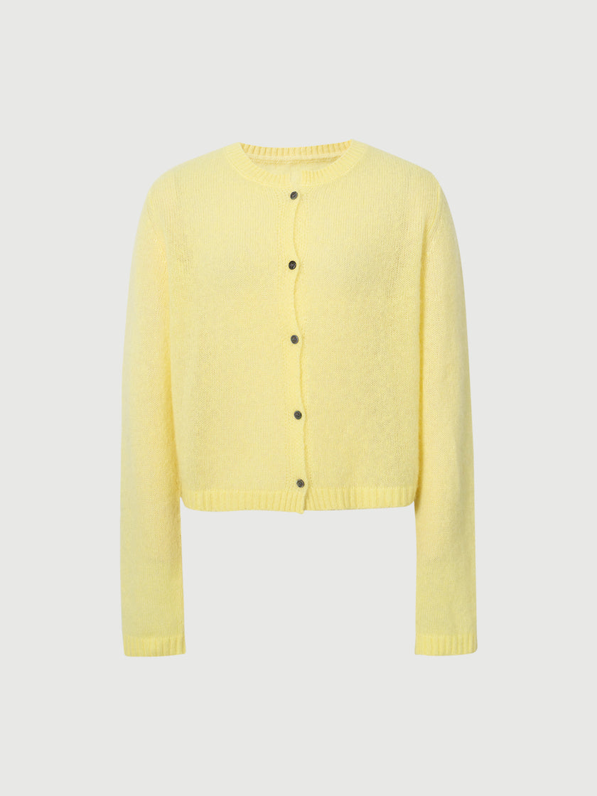 Silk-Cashmere Cardigan