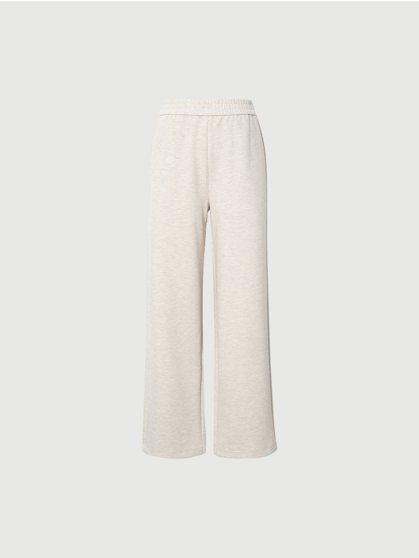 Oatmeal Elastic Waist