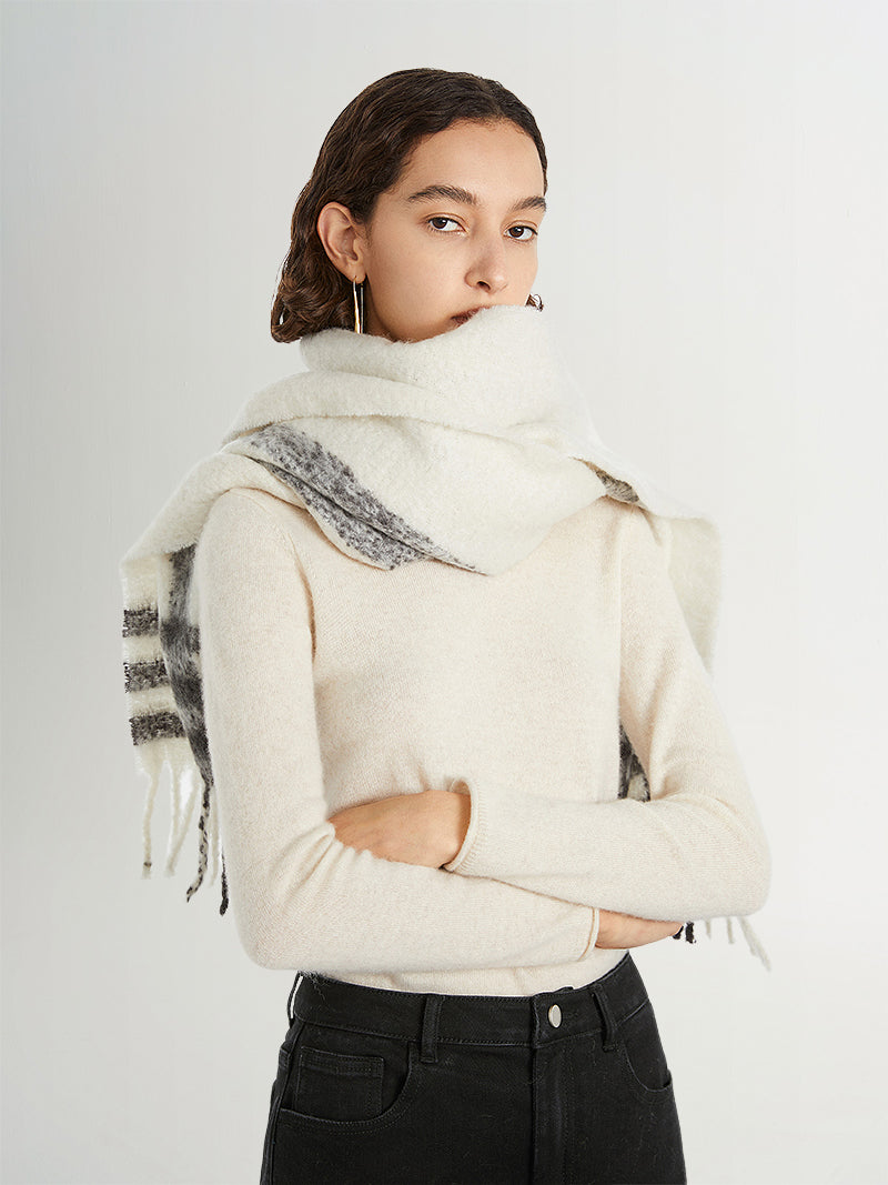 Beige Slim Fit Cashmere Sweater 599A133003Q