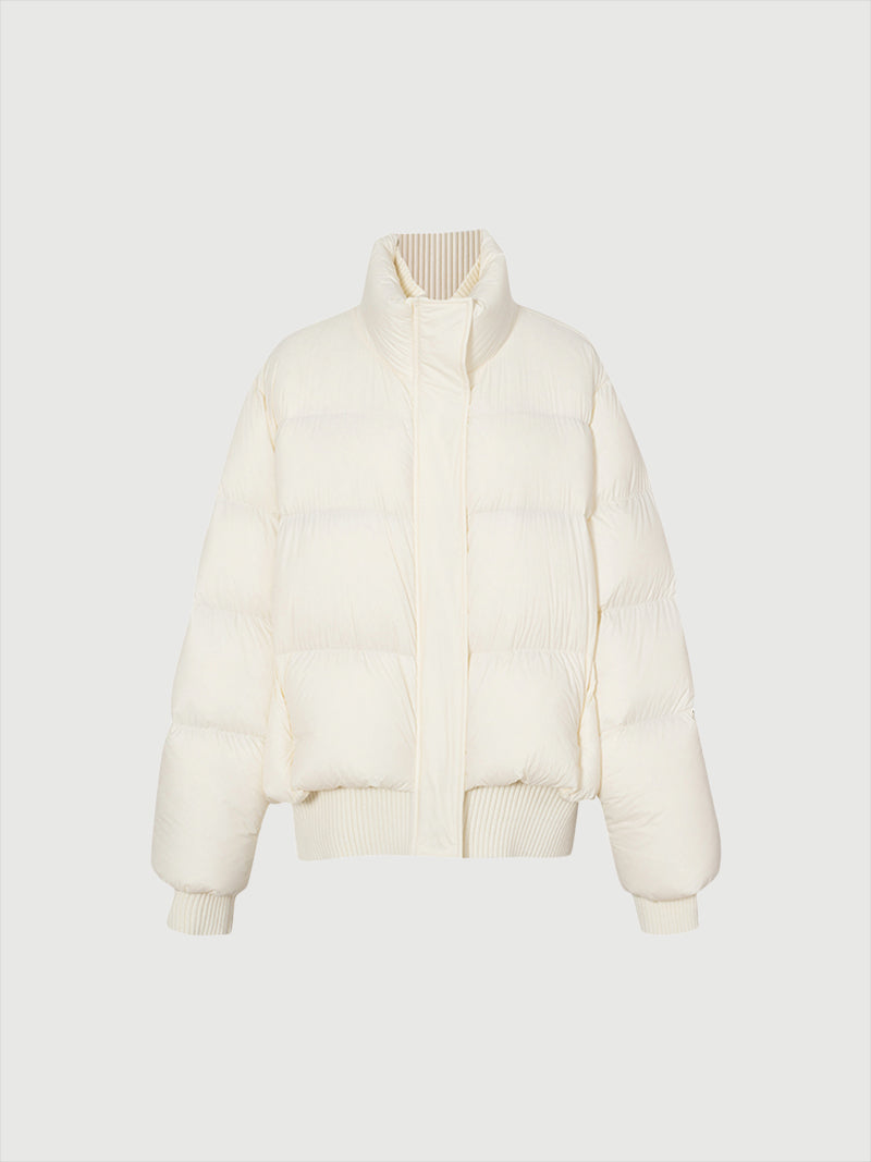 Short Goose Down Puffer Jacket