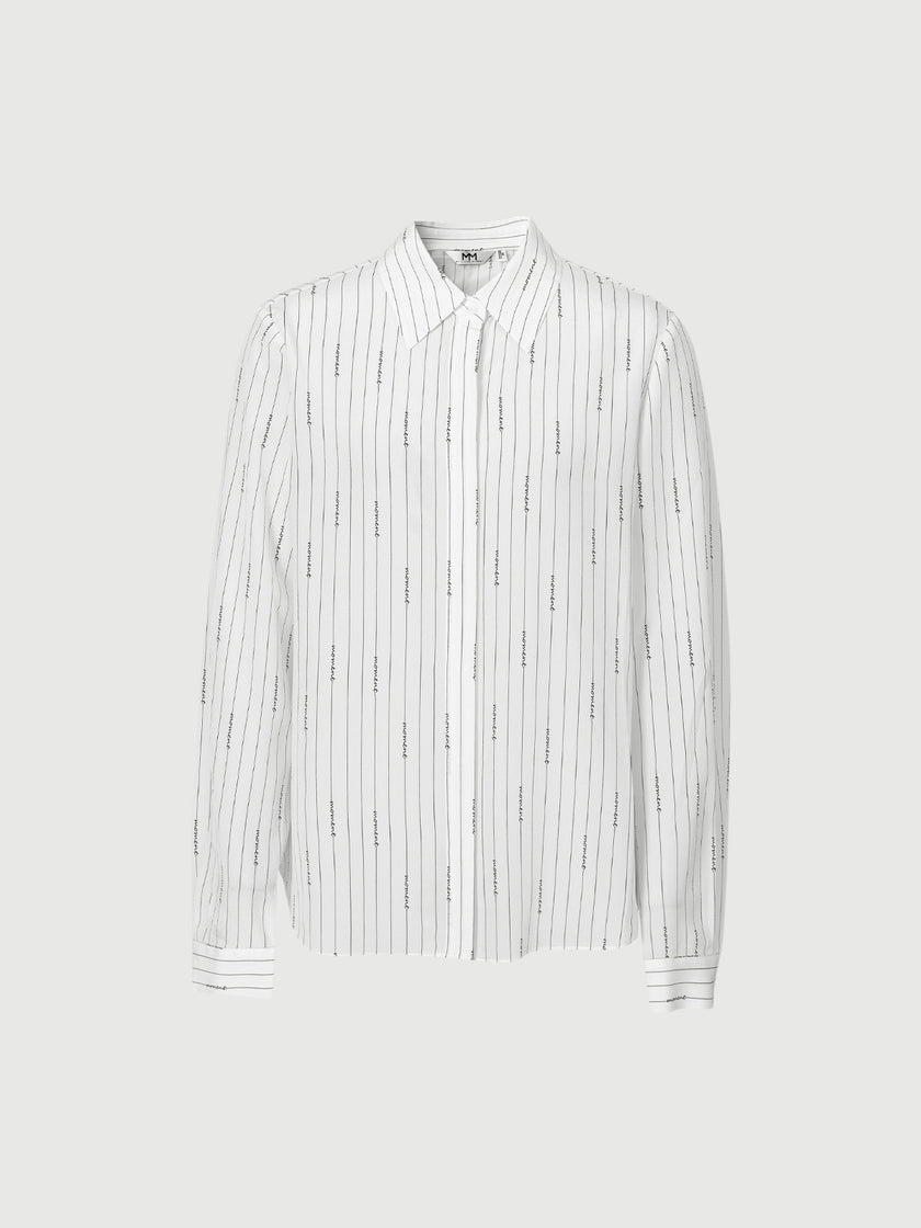 Stripe Pure Silk Shirt