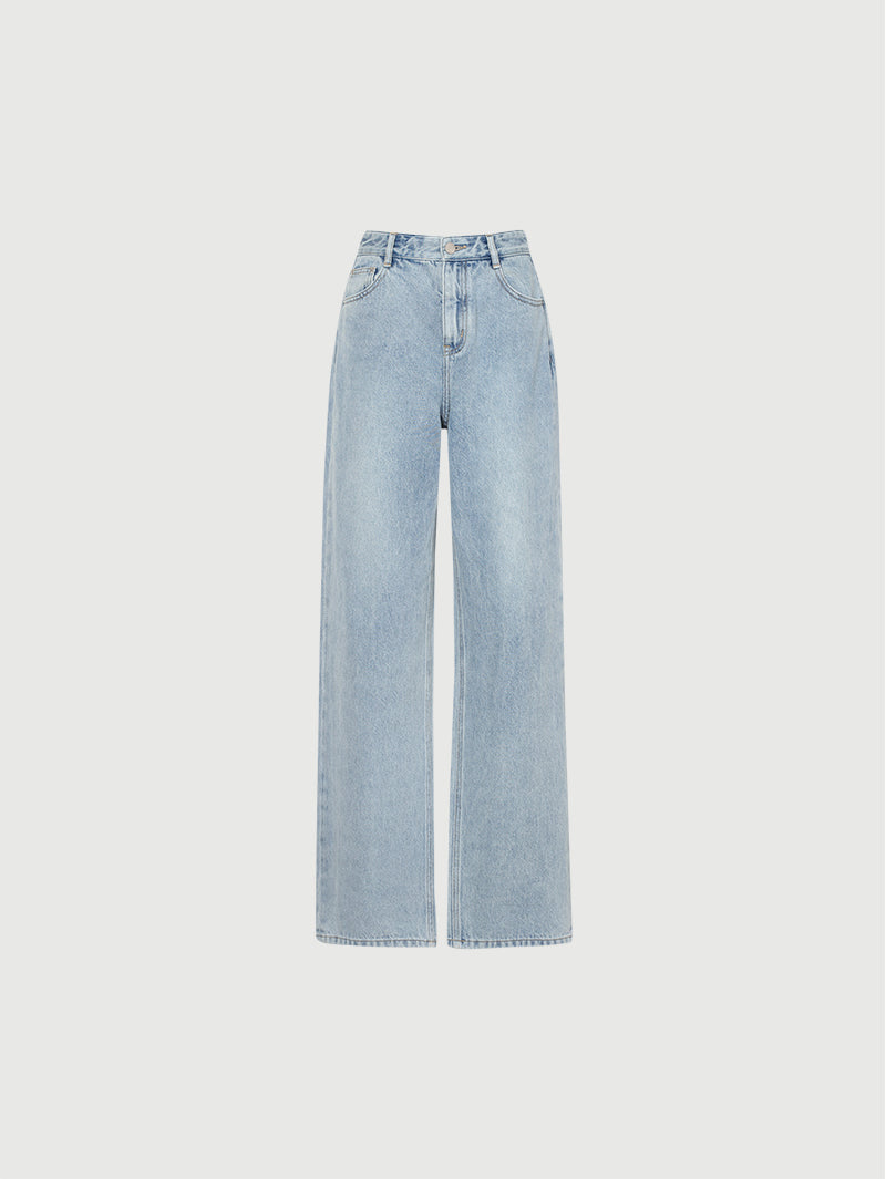 Calça Jeans Reta