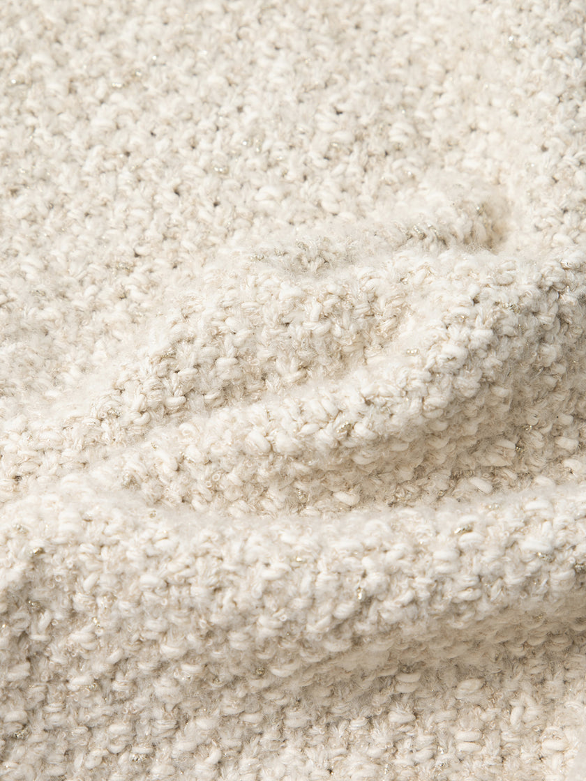 Beige Knit Sleeveless Tank