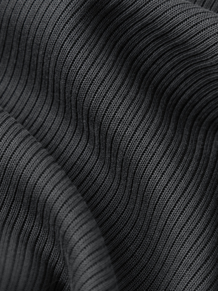 Close-up of black textured fabric