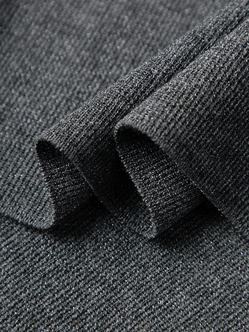 Cardigan fino com decote em V