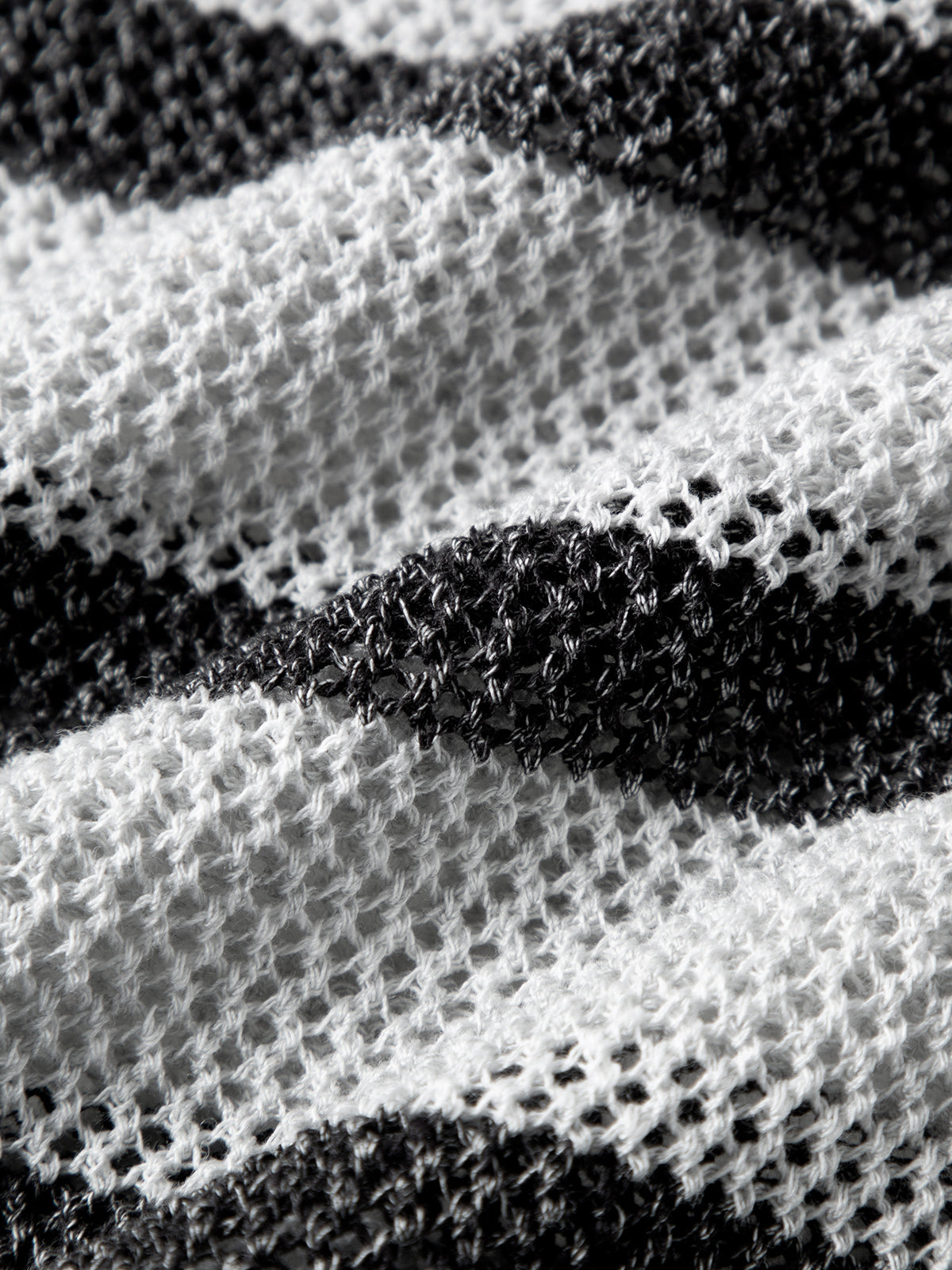 Oversized Striped Knit Pullover