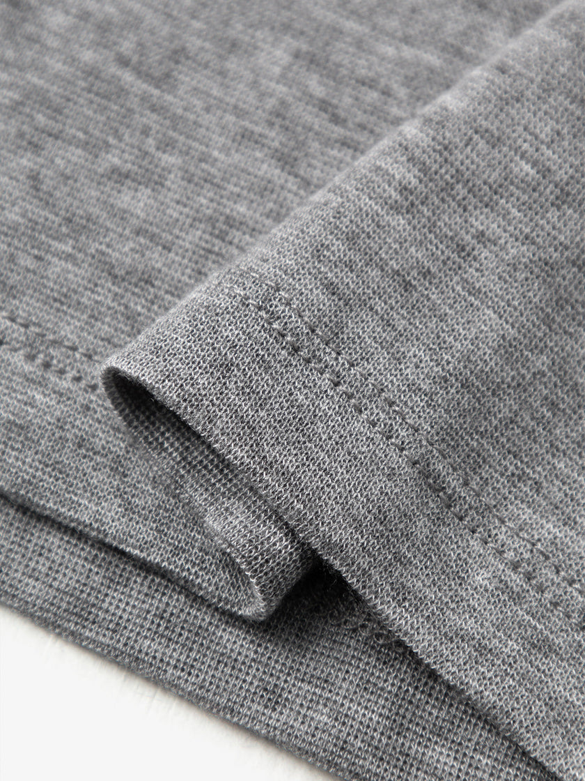 Slim Fit Lyocell Neck T-Shirt