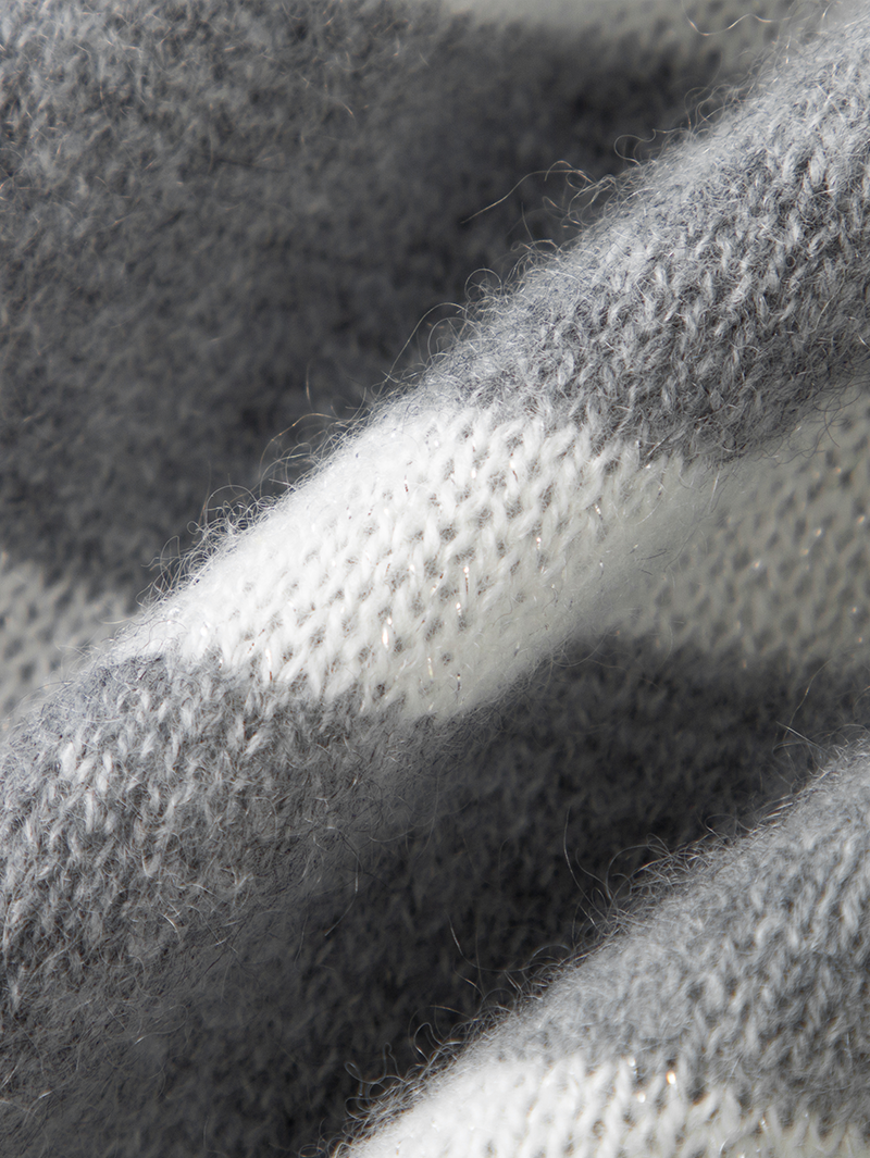 Striped Cashmere Cardigan